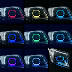 Oferta Especial: Ojos <span class=keywords><strong>de</strong></span> Ángel 5D <span class=keywords><strong>de</strong></span> 3.0 Pulgadas, Bi-<span class=keywords><strong>LED</strong></span>, 12V, Proyector, Máscara Halo, Anillo WRGB, DRL con Función Switchback, Nuevo I6-WRGB - Product Image 3