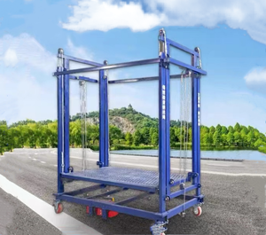 Andamio de elevación eléctrica Plataforma elevadora de construcción de aleación de aluminio Escalera de trabajo aéreo eléctrico - Product Image 3