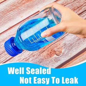 XZ <span class=keywords><strong>LAB</strong></span> CUNG CẤP Chai đựng vật liệu thủy tinh borosilicat 500ml màu xanh, nắp vặn GL45, bảo hành 1 năm dùng cho phòng thí nghiệm khoa học, chứa nước. - Product Image 3