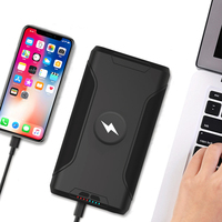 Banques d'alimentation sans fil pour ordinateur portable DC 12V 5A 16.5V 20V 24V Sortie 72000 Mah 80000mah avec LED USB C 60W Sortie Batterie de secours externe