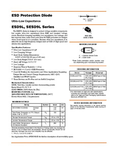 ESD9L3.3ST5G خط واحد TVS Zener <span class=keywords><strong>Diode</strong></span> V VRWM 0.5pF V VBR <span class=keywords><strong>9V</strong></span> VCL SOD- - Product Image 3