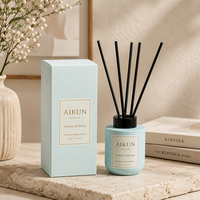 Diffuseur de parfum personnalisé AIKUN avec logo pour la décoration intérieure, aromathérapie, coffret cadeau, parfum longue durée, vente en gros, OEM