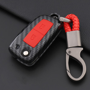 Cover Custodia Guscio in Silicone Effetto Fibra di Carbonio per Telecomando Chiave Auto <span class=keywords><strong>Nissan</strong></span> X-Trail Juke Qashqai Micra <span class=keywords><strong>Pulsar</strong></span> 2014 2015 2016 2017 2018 - Product Image 5