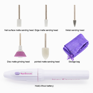 Professionnel <span class=keywords><strong>5</strong></span> en 1 Électrique Perceuse À Ongles Kit Batterie Manucure Pédicure Meulage Polissage perceuse à ongles - Product Image 6