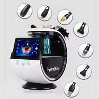Prix d'usine 7 en 1 Appareil de soin du visage intelligent Ice Blue Plus Hydra Oxygen Nettoyage du visage Professionnel 2ème génération Hydrodermabrasion