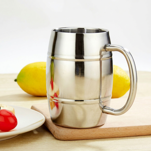 Modern Stainless Steel Beer Mug-Vacuum Insulated <b>Large</b> Capacity Eco-Friendly - Product Image 1