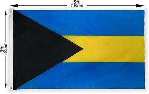 Grenada <strong>Flag</strong> 3x5 Ft Light Polyester Panamanian Banner Fade Resistant Vivid Colors 150x90cm for Indoor Outdoor - Product Image 2