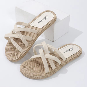 Fashion Women Casual Daily Slippers Lightweight Soft Flat Sole Non-Slip Wear Resistant Comfort Cool <b>Slides</b> - Product Image 4