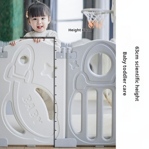 Box per Bambini Pieghevole di Alta Qualità, Eco-Friendly, Design Moderno, Facile da Montare, Recinzione di Sicurezza in Plastica Attraente per Bambini - Product Image 2