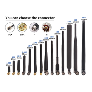 Tăng cao 9dBi 2.4GHz & 5Ghz bên ngoài ăng ten cao su 2400-2500MHz băng tần kép thông tin liên lạc - Product Image 3