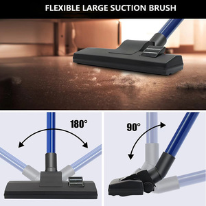 <b>Portable</b> Handheld <b>Vacuum</b> Cleaner Royal Blue 0.5L Dust Bin Strong Suction For Home Use - Product Image 2