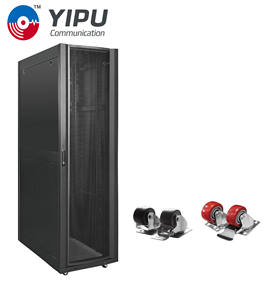 22U 27U <span class=keywords><strong>42U</strong></span> 48U <span class=keywords><strong>rack</strong></span> <span class=keywords><strong>800x1000</strong></span> ddf 19 pulgadas servidor de red inteligente estante de pie al aire libre centro de datos gabinete fabricante - Product Image 3