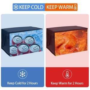 Free Sample Insulated <b>Food</b> <b>Delivery</b> <b>Bag</b> <b>for</b> Pizza Catering Restaurant Cookouts Moisture Free <b>Delivery</b> Insulated <b>Bag</b> - Product Image 2