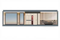 DYCE Maisonnette de Luxe à Structure en Acier Vente Directe Personnalisation sur Mesure Conteneur Pliable Plat Salon Moderne Hôtel