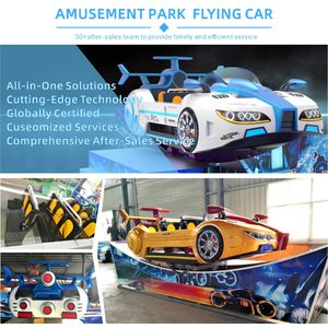 ट्रेलर फ्लाइंग कार 4 पी कताई सवारी ढहने से मनोरंजन की सवारी - Product Image 4
