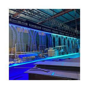 Fontaines d'eau dansantes de style moderne, rideau d'eau numérique avec lumière à motifs, fontaine pour parc, hôtel et décoration de jardin - Product Image 6