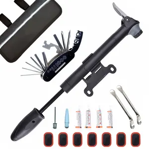 Xunting conjunto de ferramentas para reparo de bicicleta, melhor venda, reparo de bicicleta 7 em 1 kits de manutenção de bike, acessórios fixos