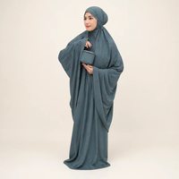 Ensemble de prière Calyssa Mukena pour femmes, vêtements modestes en plumes, vêtements islamiques