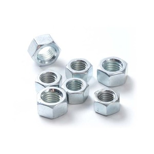 Écrou hexagonal galvanisé haute précision à filetage lisse, facile à assembler, DIN934, personnalisable, en stock important - Product Image 1