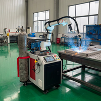 Robot de Soldadura Inteligente Programable, Cobot 350A/500A MIG con Motor y Caja de Cambios, Alta Precisión, Acero Inoxidable