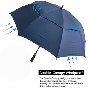 Promotion Business Gift Fully-Automatic Custom Logo American Style Breathable Double Layer Extra <b>Large</b> Size Long Handled Golf - Product Image 5