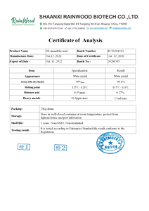 화장품 등급 99% 만델린산/만델린산 분말 CAS 611-72-3 만델린산 - Product Image 2