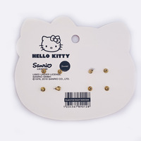 Mecobff — boucles d'oreilles pour enfants, belle boucle d'oreilles hello kitty, universel NBC avon Sedex BSCI aile, bijoux d'usine