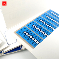 Autocollant thermomètre frontal thermochromique à changement de couleur 60 70 80 degrés pour test de température irréversible du moteur