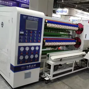 Máquina cortadora de cinta quirúrgica, línea de producción de cinta BOPP, máquina rebobinadora de rollo de cinta, fábrica de China, 1 unidad