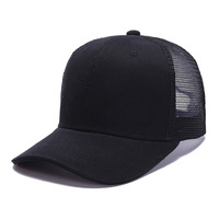 Gorra de béisbol tipo trucker de malla con cierre snapback y frente estructurado