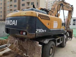 Excavadora hidráulica de orugas Hyundai usada 210w-9 215-7 215l 225-7 225lvs 225vs 60w-7 210w-7 de 21 toneladas, año 2016, cucharón de 1M, 120kw de potencia. - Product Image 4