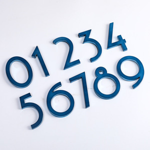Numéros <span class=keywords><strong>de</strong></span> <span class=keywords><strong>porte</strong></span> d'appartement <span class=keywords><strong>de</strong></span> bureau <span class=keywords><strong>de</strong></span> maison moderne Matériau acrylique ABS pour trophées Médailles et plaques - Product Image 5