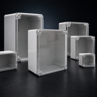 Boîtier de jonction en plastique ABS étanche à la poussière et aux intempéries IP67 pour l'extérieur, avec options de couleur personnalisées pour la gestion des câbles intérieurs/extérieurs