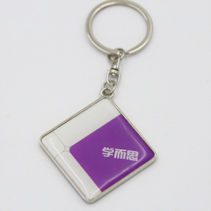 Custom Epoxy Metal Keychains Zinc Alloy Digital Printing Portable Personal Promotional <b>Gifts</b> - Product Image 2
