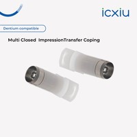 Dentium Closed Transfer Coping, tige de transfert d'empreinte pour plateau fermé d'implant dentaire, compatible Osstem Neodent Bego