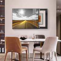 Cuadro Decorativo de Porcelana de Cristal para Caja de Medidor Eléctrico, Arte de Pared de Lujo para Decoración del Hogar, Venta al por Mayor de Fábrica