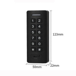 Ouvre-porte de contrôle d'accès autonome résistant aux intempéries IP66 <span class=keywords><strong>avec</strong></span> contrôleur d'accès à bouton de clavier en caoutchouc physique - Product Image 3