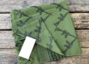 Taktischer Wüstenschal Saudi Premium-Qualität Herren Shemagh Arabischer Marineblauer Tarnmuster Shemagh Jemenitischer <span class=keywords><strong>Shemag</strong></span> - Product Image 5