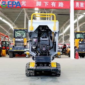 Vente en gros d'usine de mini dumper sur chenilles transporteur agricole dumper sur chenilles 1 tonne mini dumper sur chenilles à chargement automatique - Product Image 1