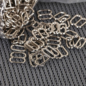 Accesorios de ropa interior de muchos colores y tamaños al por mayor, correa de sujetador de metal recubierta de nailon, anillo de metal deslizante y gancho - Product Image 4