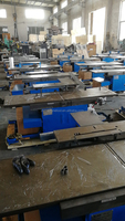 Machine à mortaiser horizontale double extrémité DS442 DSMACHINE TOOL pour le travail du bois, avec moteur, pompe, roulement et engrenage, facile à utiliser, 250 mm max.