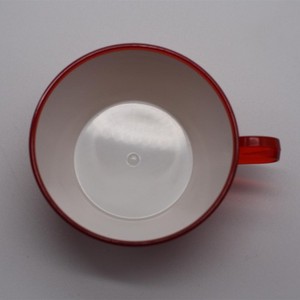 Customized Rectangular SAN Aviation Disposable Coffee Cup Injection Molding 42.5 x 42.5 x 38cm 29g Wholesale Plastic Products - Product Image 4