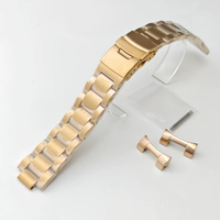 Kit Cassa Orologio 42mm con Inserto Ghiera, Posizione Corona 3.8, Bracciale a 5 Maglie, Parti Modifica Orologio Meccanico per Movimento NH35/NH36