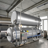 Nouveau stérilisateur automatique de plateau en aluminium de bouilloire de stérilisation de bain d'eau de machine de cornue en boîte de haute efficacité