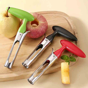 Éplucheur de fruits multifonctionnel en acier inoxydable avec poignée, facile à nettoyer, pour une utilisation en <span class=keywords><strong>cuisine</strong></span>, fabriqué en plastique durable - Product Image 1
