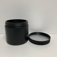 Flacon vide en gros 4oz 100 pilules pour suppléments sportifs, isolat de protéines de lactosérum au Ganoderma Lucidum, 500ml 300ml, avec bouchon à vis noir