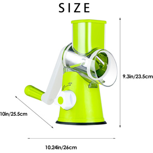 Multi-function Manual Slicer <b>Vegetable</b> Mandoline Shredder Cutter <b>Chopper</b> Grater Stainless Steel Blades Dishwasher Safe 3 Inner - Product Image 4