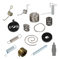 Resorte de Torsión de Doble Retorno de Acero Inoxidable, Tamaño Personalizado, Resorte de Torsión Industrial de Alto Torque