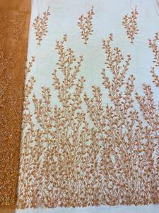 2023 <span class=keywords><strong>tissu</strong></span> de dentelle de mariée vert perlé George dentelle Tulle broderie <span class=keywords><strong>sur</strong></span> <span class=keywords><strong>tissu</strong></span> - Product Image 3