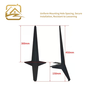 Modern Gold Long Star Leg Iron Metal <b>Sofa</b> Legs 15cm Replacement for <b>Sofa</b> and <b>Bed</b> Outdoor Living Room Bedroom Furniture Legs - Product Image 3